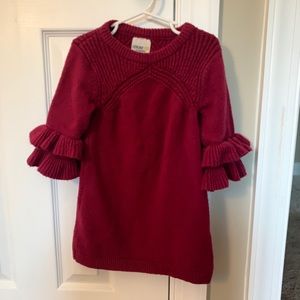 ✳️2/$25 Osh Kosh warm maroon sweater dress Sz4T
